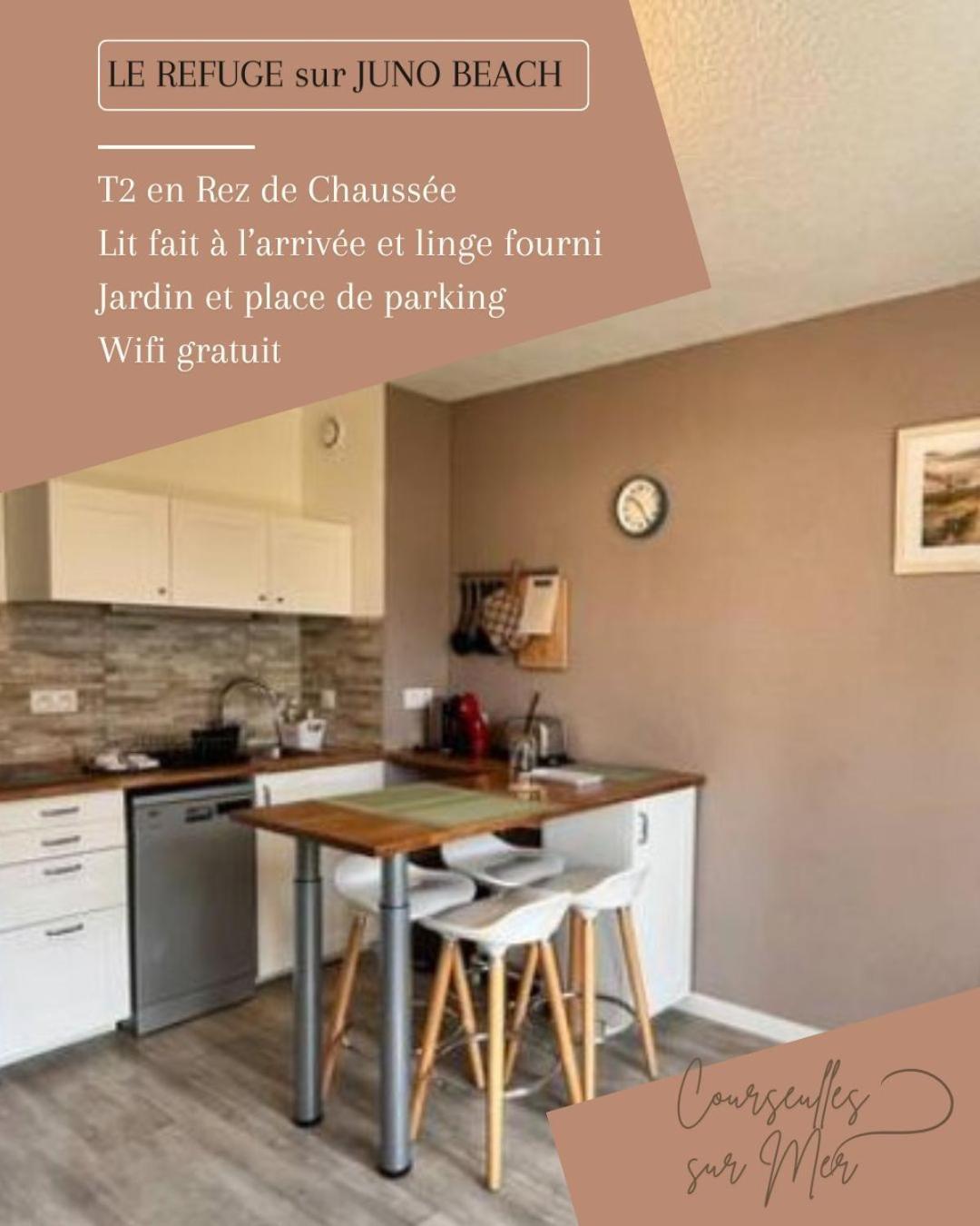 Apartamento Le Refuge Marin Courseulles-sur-Mer Exterior foto